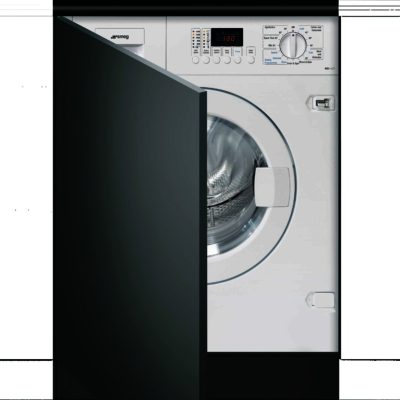 Smeg WDI14C7 1400 Spin 7kg+4kg Integrated Washer Dryer in White